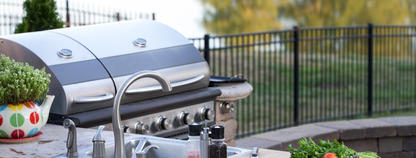 Building outdoor kitchen